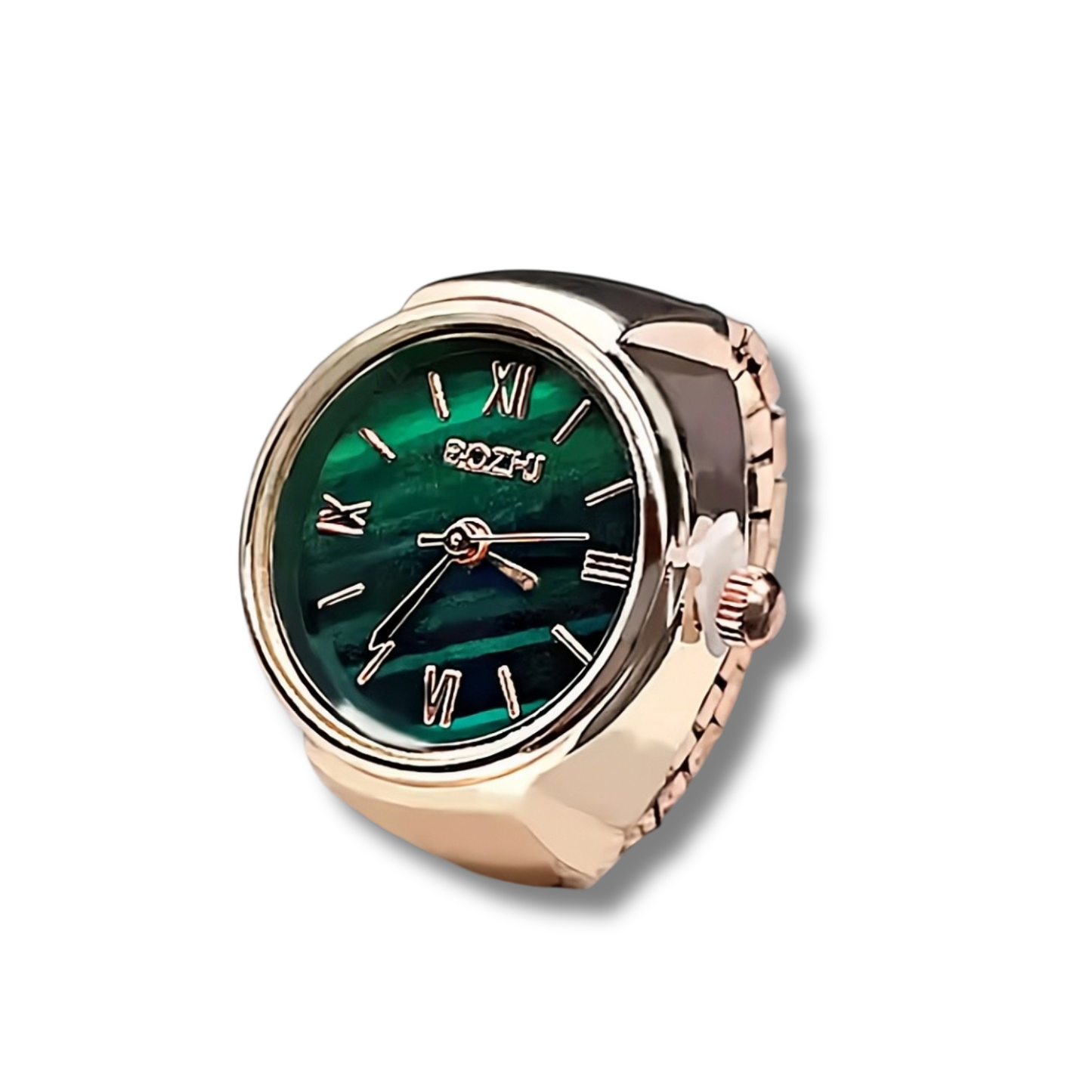 Bague montre femme victoria acier inoxydable or rose