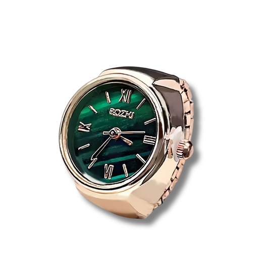 Bague montre femme victoria acier inoxydable or rose
